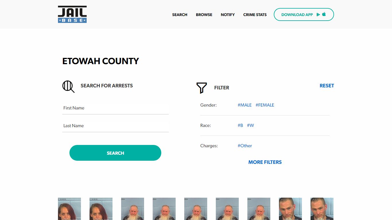 Etowah County Jail Inmate Search and Mugshots | JailBase